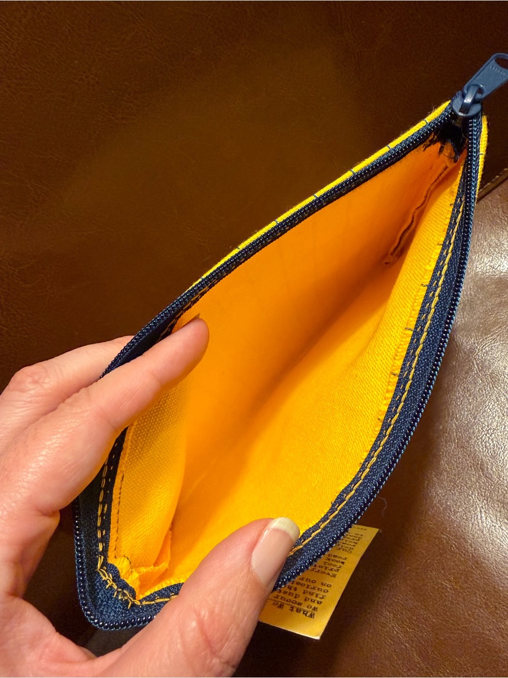Pencil Case or Cosmetic Pouch: Vintage Library Checkout Page Design - Picture 3 of 5